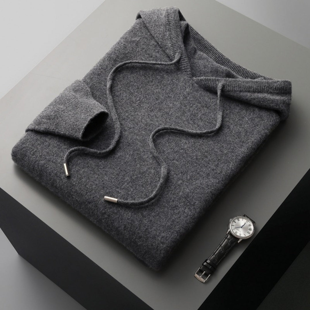 Jasper Men's Hooded Pullover | Soft Knit for Spring 2