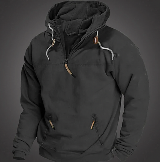 Jasper Men's Jacket | Half Zip, Adjustable Hood, Casual Winter Wear 0