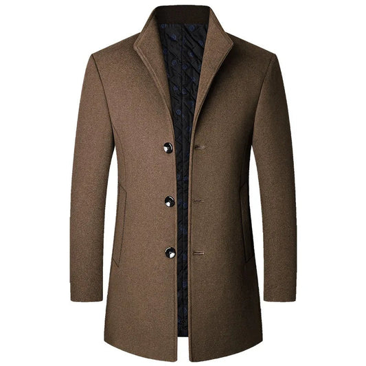 Jasper Men's Overcoat | Premium Wool, Classic Style 0