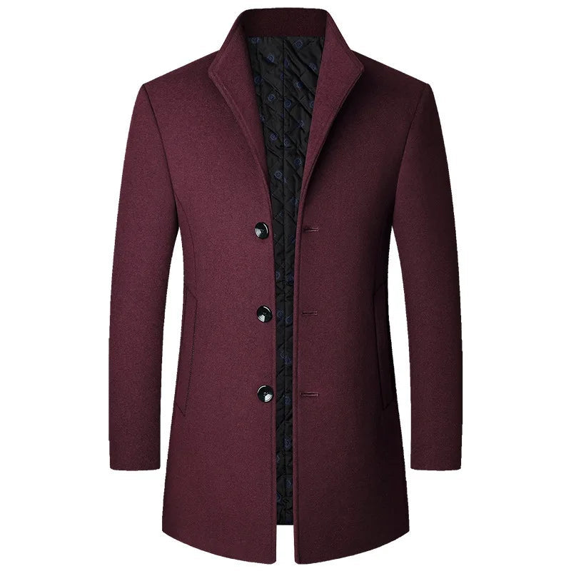 Jasper Men's Overcoat | Premium Wool, Classic Style 3