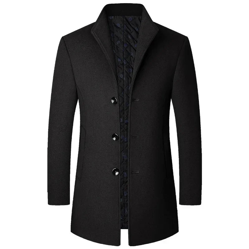 Jasper Men's Overcoat | Premium Wool, Classic Style 4
