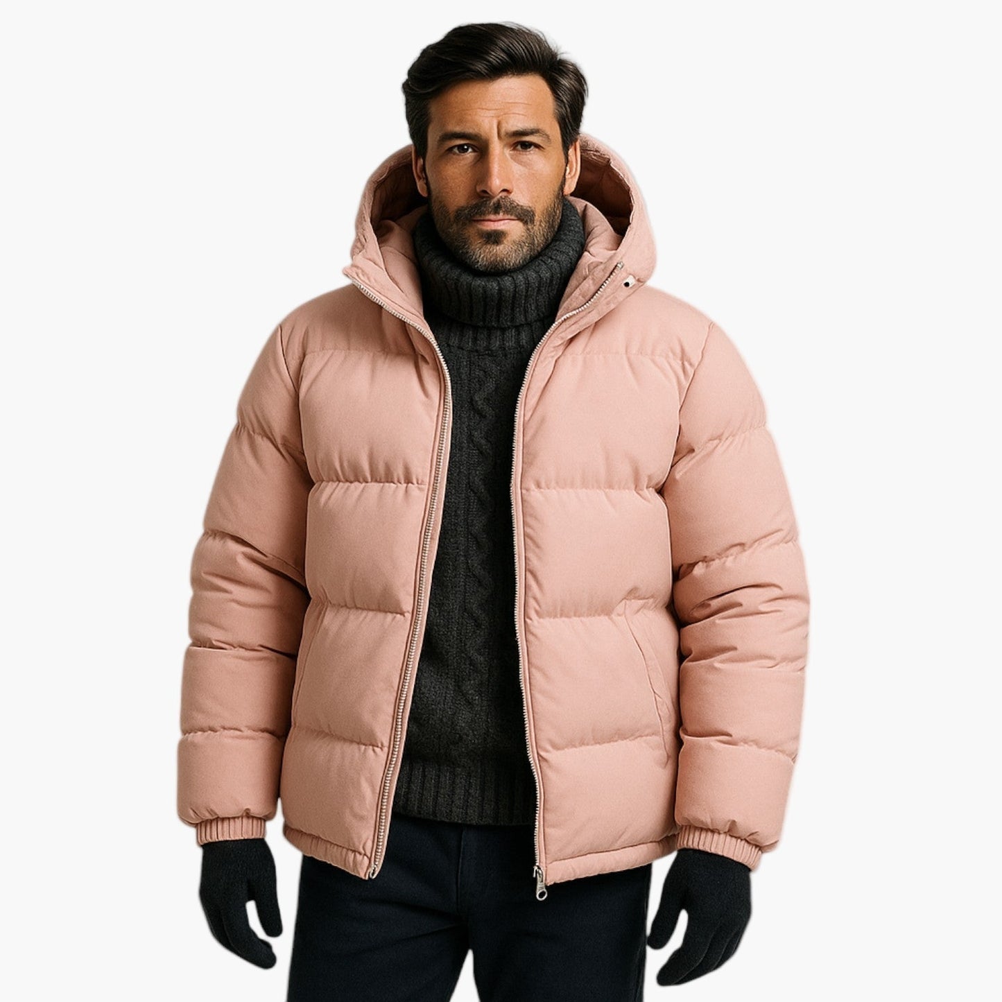 Jasper Men's Puffer Jacket | Quilted, Casual Comfort 5