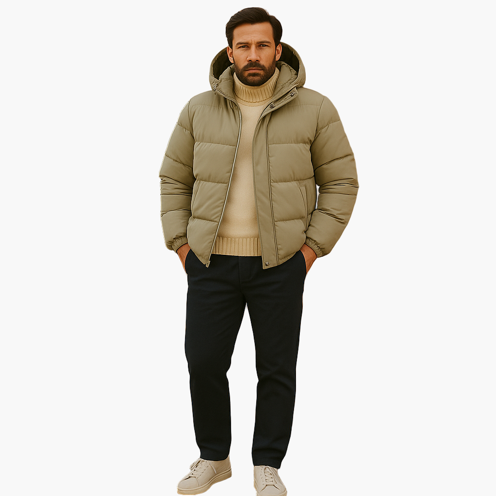 Jasper Men's Puffer Jacket | Quilted, Casual Comfort 8