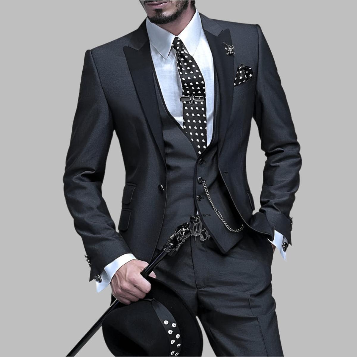Jasper Men's Suit | Tailored Three-Piece Wedding Ensemble 3