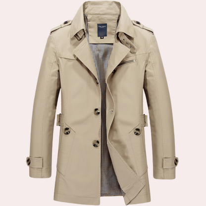 Jasper Men's Trench Coat | Elegant Winter Protection 3