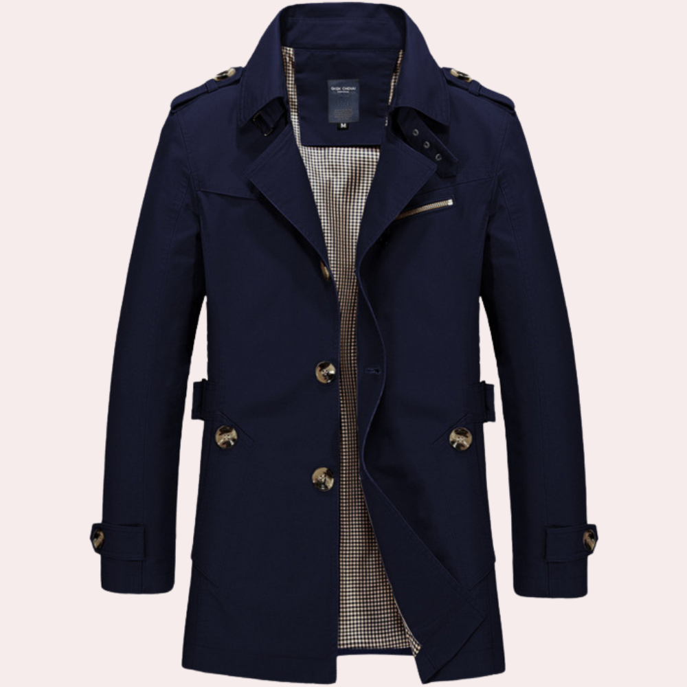Jasper Men's Trench Coat | Elegant Winter Protection 5