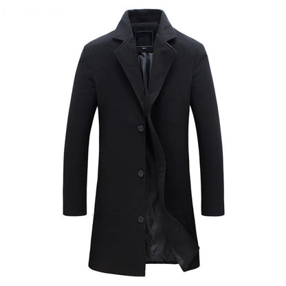 Jasper Men's Winter Coat | Insulated Trench Style, Classic Elegance 0
