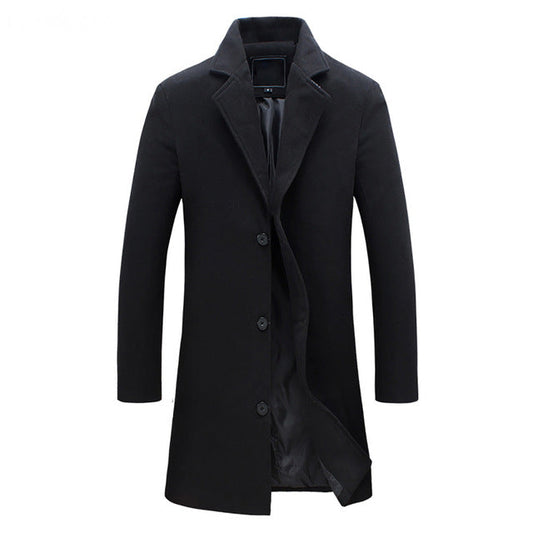 Jasper Men's Winter Coat | Insulated Trench Style, Classic Elegance 0
