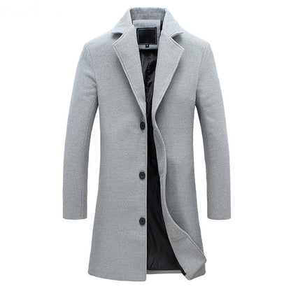 Jasper Men's Winter Coat | Insulated Trench Style, Classic Elegance 1