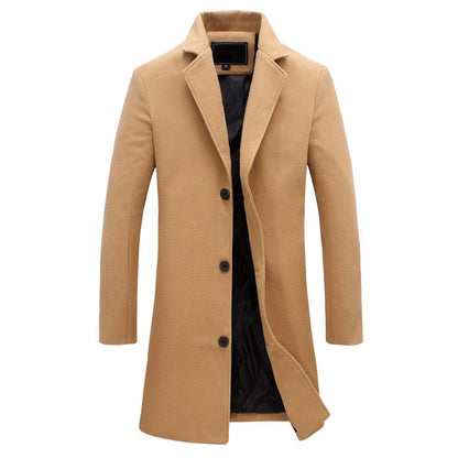 Jasper Men's Winter Coat | Insulated Trench Style, Classic Elegance 4