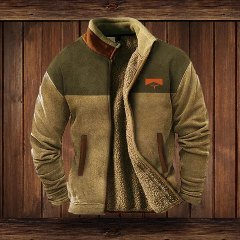 Jasper Men's Winter Coat | Thick Patterned Design 4