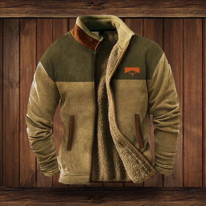 Jasper Men's Winter Coat | Thick Patterned Design 4