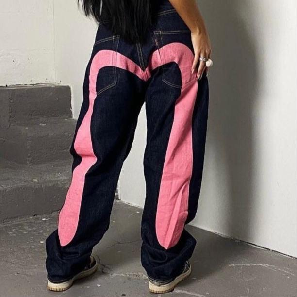 Jaxen Women's Wide Leg Jeans | Durable Cotton Denim, Retro Fit 0