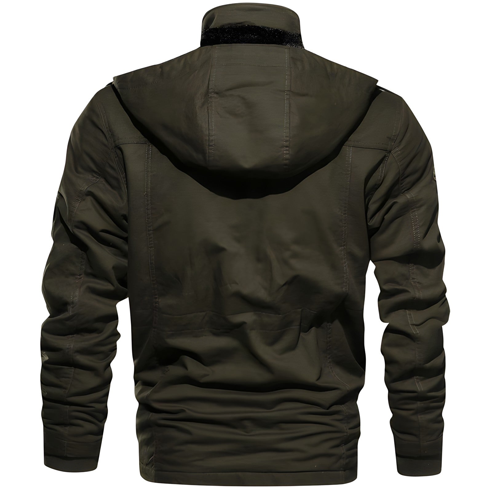 Jay Men's Military Jacket | Warm Fleece-Lined, Multiple Pockets 2