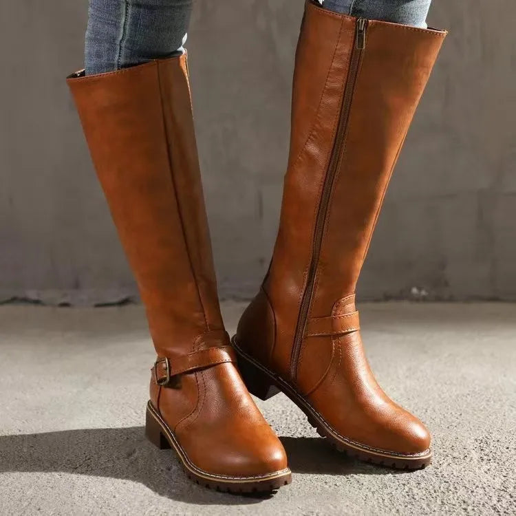 Kara Women's Leather Boots | Orthopedic Comfort, Chic Design 0