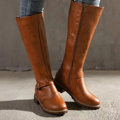 Kara Women's Leather Boots | Orthopedic Comfort, Chic Design 0
