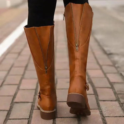 Kara Women's Leather Boots | Orthopedic Comfort, Chic Design 5