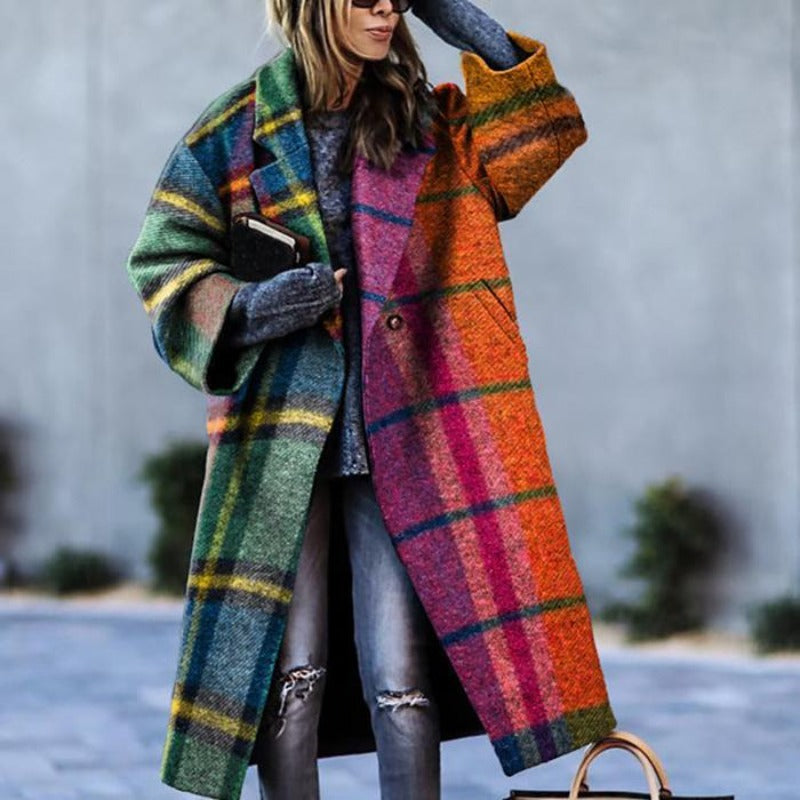 Kara Women's Long Trench Coat | Cozy Warmth, Modern Style 0