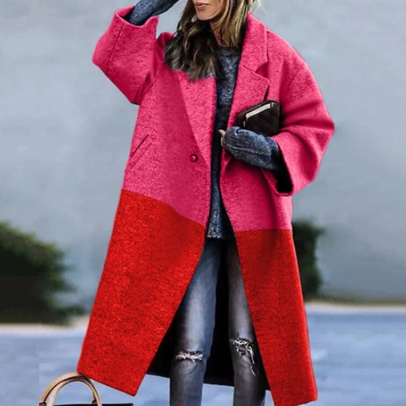 Kara Women's Long Trench Coat | Cozy Warmth, Modern Style 1