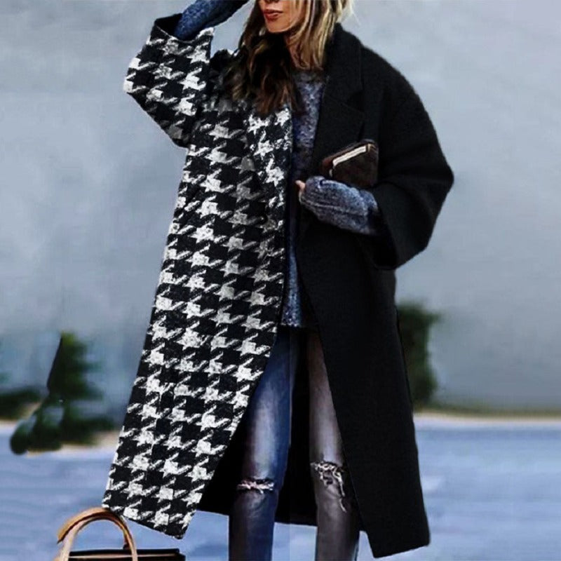Kara Women's Long Trench Coat | Cozy Warmth, Modern Style 4