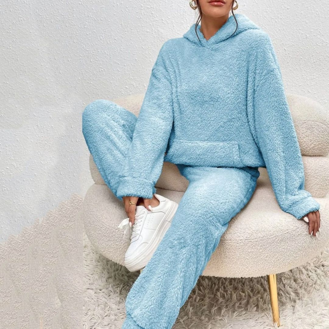 Kara Women's Lounge Set | Cozy Hooded Design 0