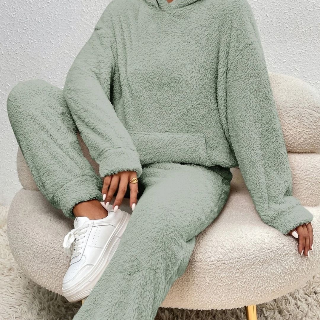 Kara Women's Lounge Set | Cozy Hooded Design 2