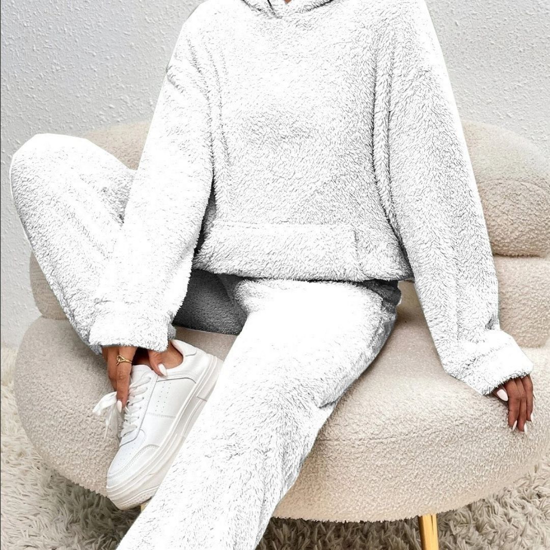 Kara Women's Lounge Set | Cozy Hooded Design 4