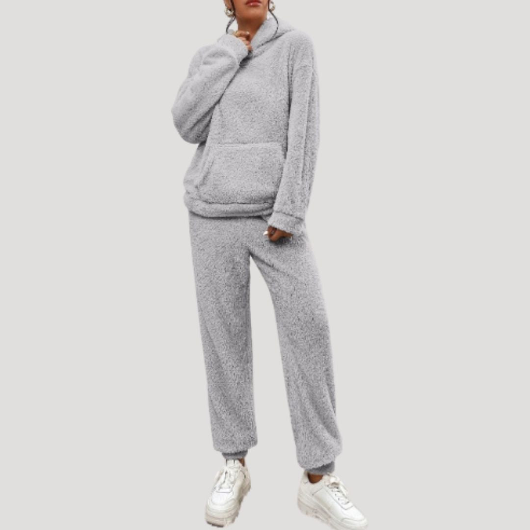 Kara Women's Lounge Set | Cozy Hooded Design 6