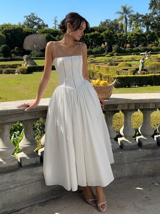 Kara Women's Midi Dress | Corset-Inspired, Formal Summer Dress 0