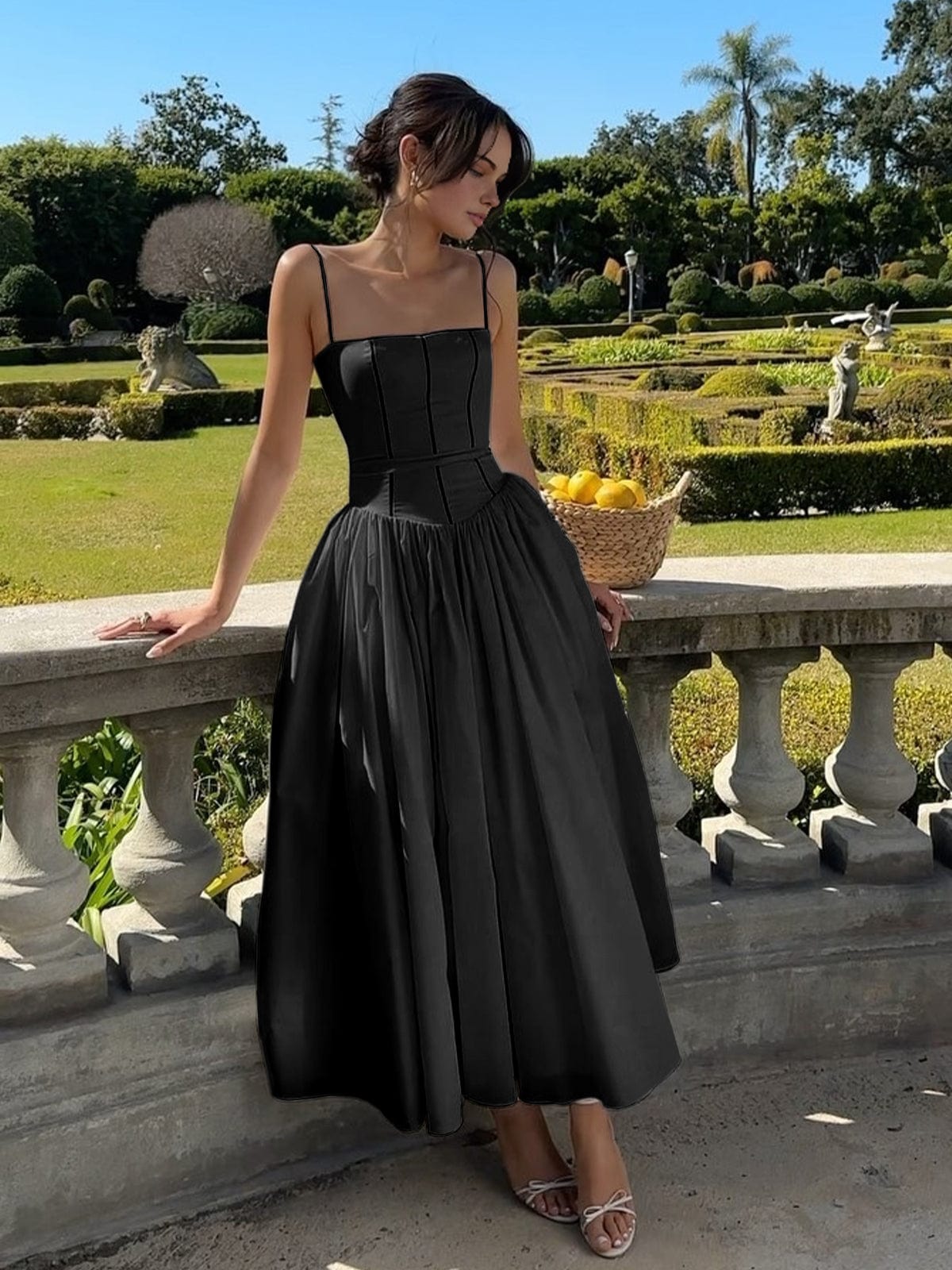 Kara Women's Midi Dress | Corset-Inspired, Formal Summer Dress 3