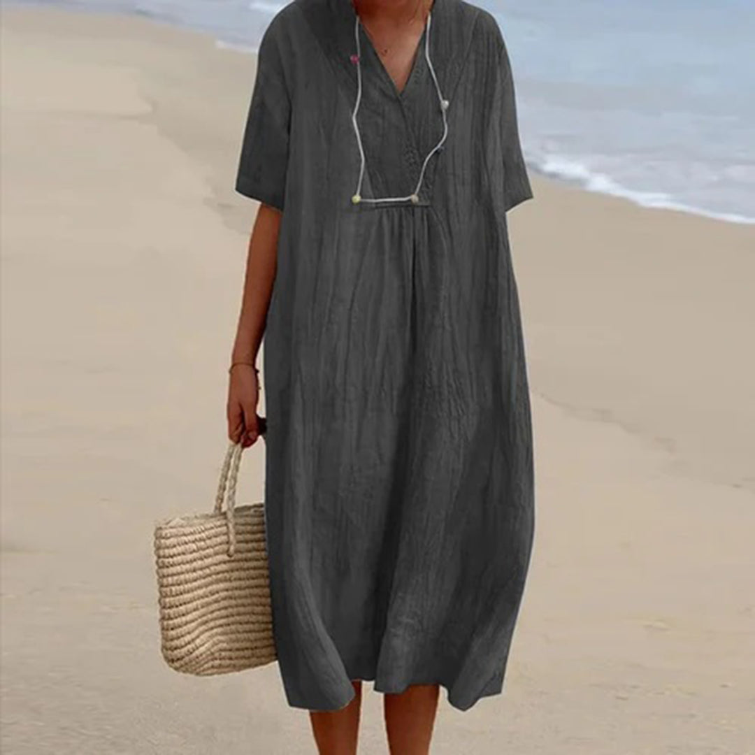 Kara Women's Midi Dress | Soft, Breathable Fabric, Summer Style 7