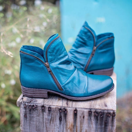 Kara Women's Vintage Short Boots | Classic Design, Comfortable Fit 0