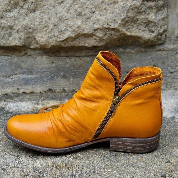 Kara Women's Vintage Short Boots | Classic Design, Comfortable Fit 3