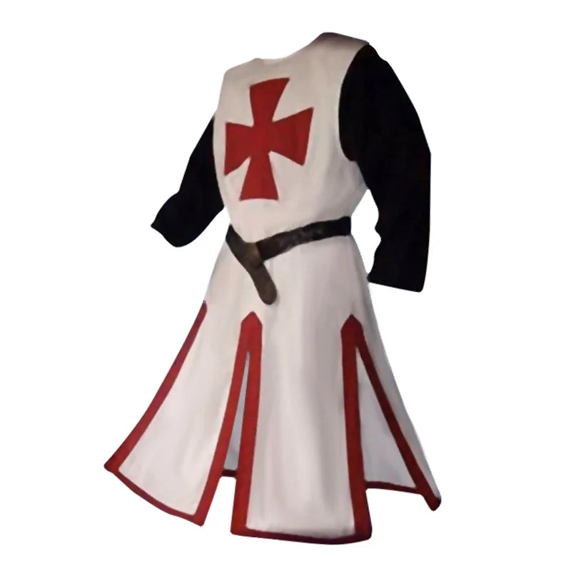 Kellan Men's Tunic | Polycotton Red Templar Design 12