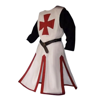 Kellan Men's Tunic | Polycotton Red Templar Design 12