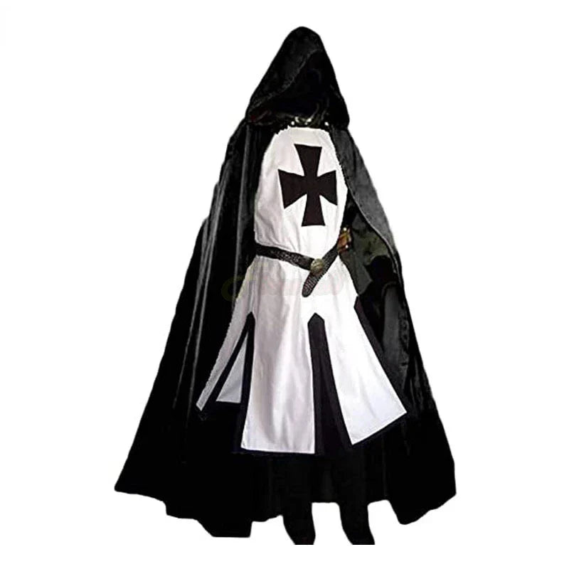 Kellan Men's Tunic | Polycotton Red Templar Design 5
