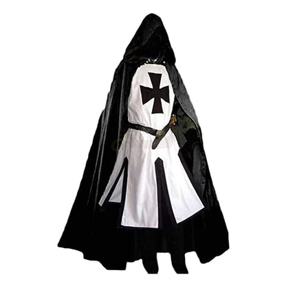 Kellan Men's Tunic | Polycotton Red Templar Design 5