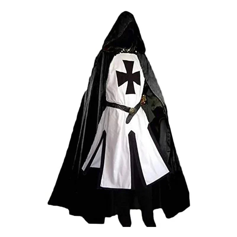 Kellan Men's Tunic | Polycotton Red Templar Design 9