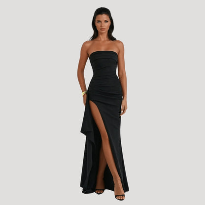 Kira Women's Strapless Maxi Dress | Elegant Design for Special Occasions 1