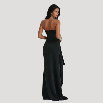 Kira Women's Strapless Maxi Dress | Elegant Design for Special Occasions 2