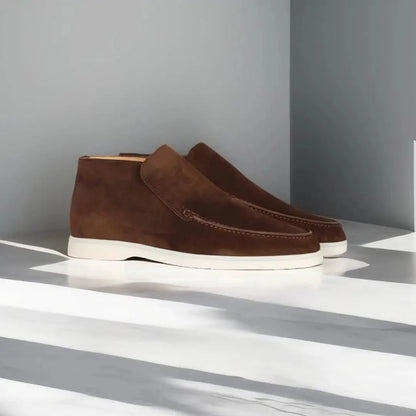 Landon Men's Brown Loafers | Stitched Upper, Comfortable Fit 6