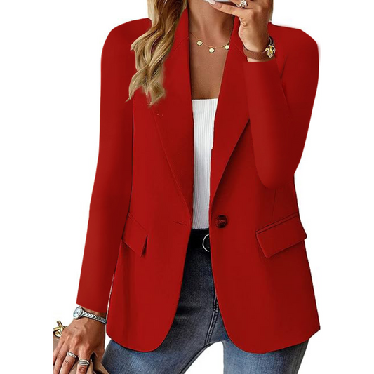 Lara Women's Blazer | Stylish Lapel Collar, Casual Chic 0