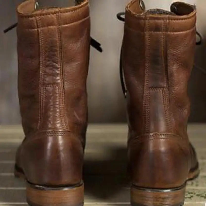 Lara Women's Boots | Foldable Ankle Design, Lace-Up Style 1