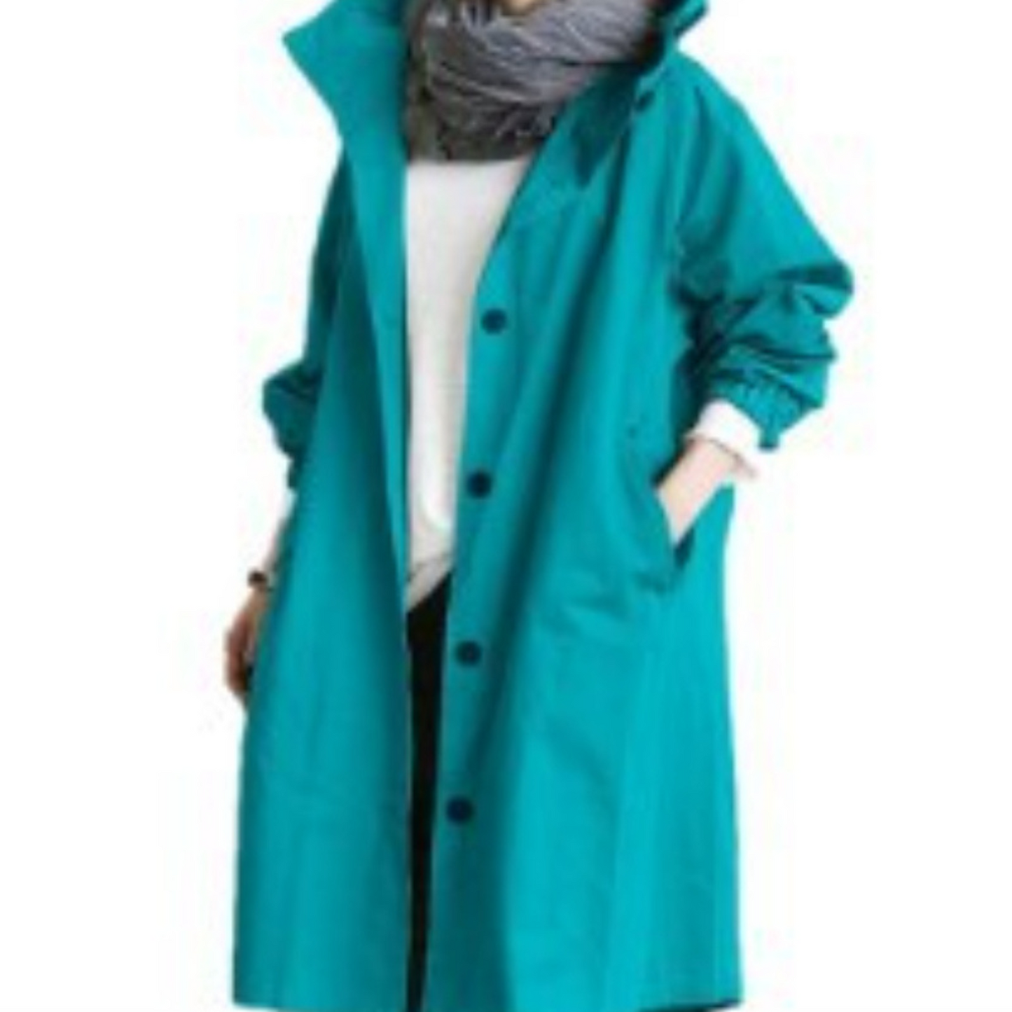 Lara Women's Long Trench Coat | Wind-Resistant, Stylish 2