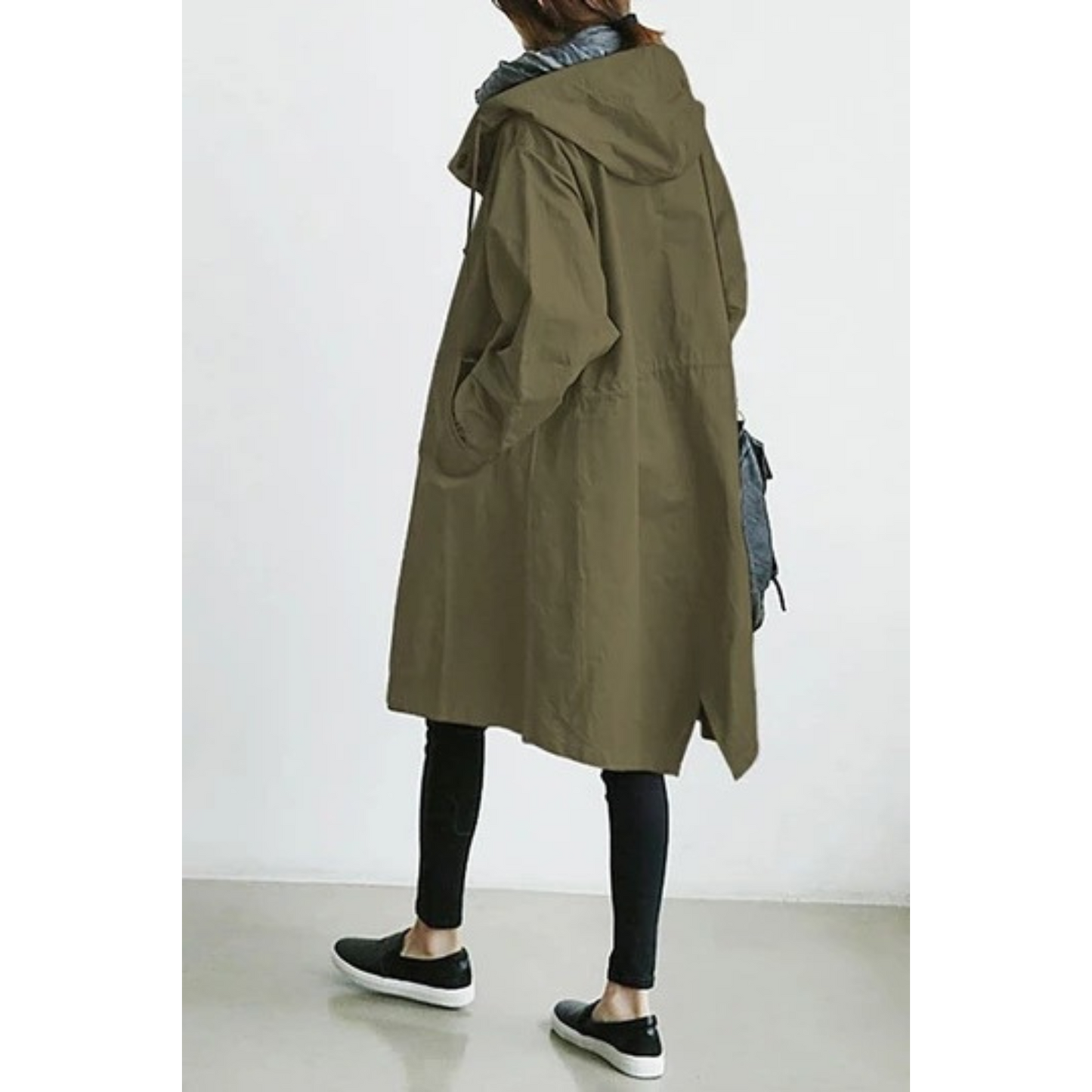Lara Women's Long Trench Coat | Wind-Resistant, Stylish 3