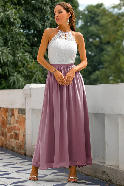 Lara Women's Maxi Dress | Elegant Halter Neck Design 10