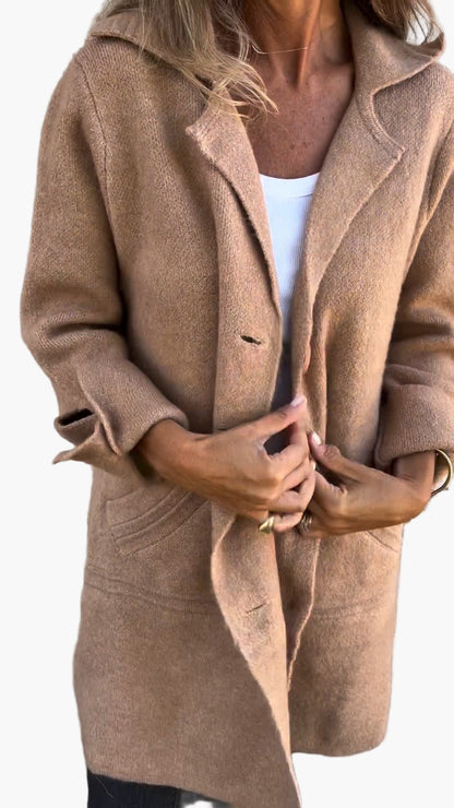 Lara Women's Oversized Trench Coat | Cozy Fabric, Warmth & Style 2