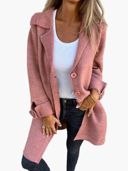Lara Women's Oversized Trench Coat | Cozy Fabric, Warmth & Style 3