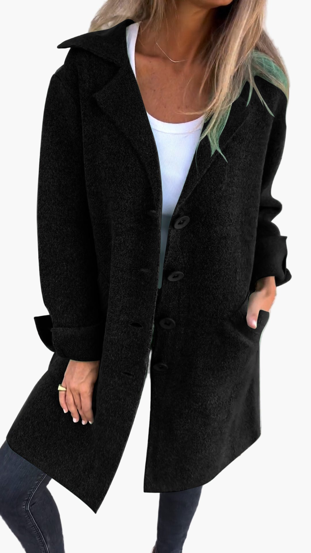 Lara Women's Oversized Trench Coat | Cozy Fabric, Warmth & Style 9