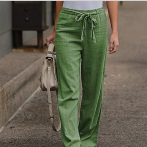 Lara Women's Trousers | Chic Design with Belt 6